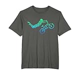 Conosci qualcuno che ha sempre la nuova attrezzatura bmx e ama i grandi salti sulla sua bici bmx? Qualcuno che è un pilota bmx freestyle e fa bmx racing? Allora questo fantastico design vintage bmx è un'ottima idea regalo.