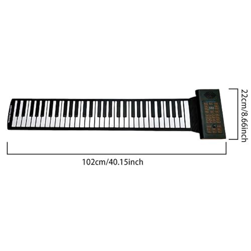 Piano Numérique Portatif, Affichage Numérique LED, 128 Types De Voix, Clavier De Piano De Musique Numérique électronique Pliable Et Flexible, Peut être Connecté à des Pédales Et des Haut-parleurs - Les Beatles, Paul McCartney, John Lennon, RIngo Starr, George Harrison Piano Numérique Portatif, Affichage Numérique LED, 128 Types De Voix, Clavier De Piano De Musique Numérique électronique Pliable Et Flexible, Peut être Connecté à des Pédales Et des Haut-parleurs – Image 8