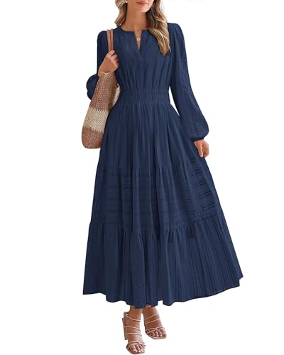 YepMoll V-Neck Maxi Dress with Pockets