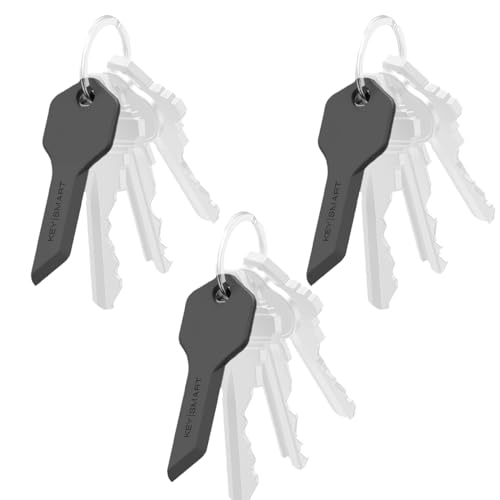 KeySmart Safe Box Opener - Key-shaped Safe Package Opener For Everyday Carry, with Finger Protection Fits Perfectly on Keychain or Inside a KeySmart - Portable Tool Box (Black)