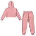 Fuojuvelie Axolotl Pullover Hoodies for Girls Sweatsuit Set Long Sleeve Crop Tops for Kids Trendy Pullover Hoodie and Pants Athletic Clothes Fall Fashion Outfits