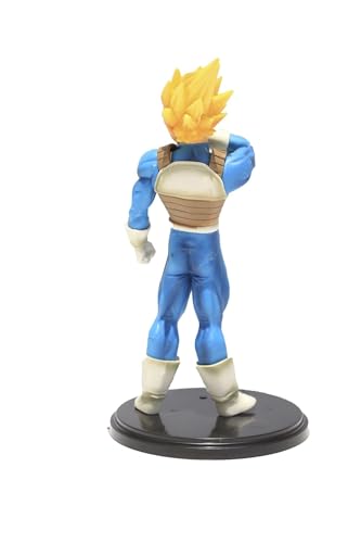 Image of Offo Dragon Ball Z Vegeta Super Saiyan Action Figure 20cm, Premium PVC Anime Collectible for Home Decor, Office Desk & Study Table, Multicolour Gift for Kids & Fans