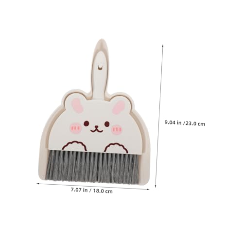 PEPLAYTAL 4 Sets Mini Besen Und Kehrschaufel Kleine Mini Kehrschaufel Miniatur Handbesen – Bild 3