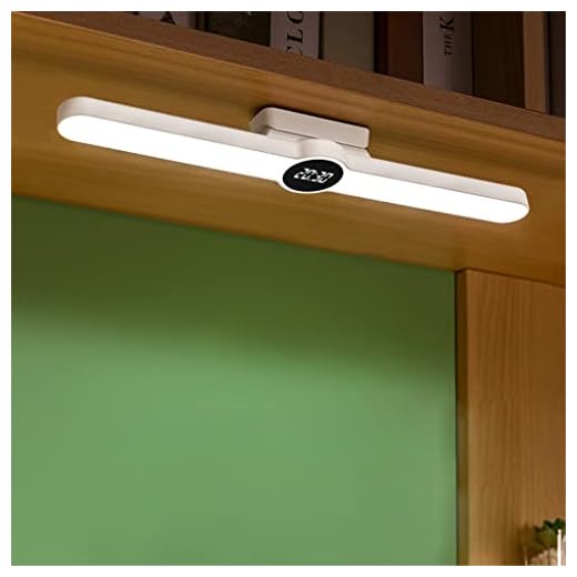 Skåpljus LED Kabinettljus Usb Uppladdningsbar Stepless Dimmar 3 Färgbelysning Sovrum Sänglampa Garderob Köksskåp Nattljus Induktionsljus (Color : USB charging-clock)