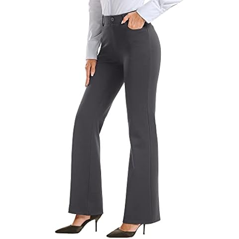 Stelle Pantalones de vestir con corte de bota para mujer Cover