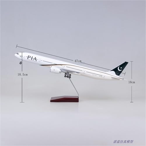 Modelo de aleación Boeing 777 con luz de 47 cm 6