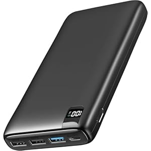 A ADDTOP 26800mAh Batterie Externe – 22.5W Power Bank Charge Rapide- Batterie Portable Power avec Ecran LED, 3 USB-A Sortie & 1 USB-C Sortie, Entrée pour Smartphone, iPhones, Tablets