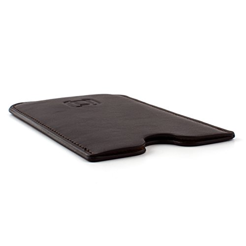 Dockem Executive Sleeve For Iphone Se 3 (2022), 13/12 Mini, Se 2 (2020), Iphone 8, 7, 6, 6S: Premium Synthetic/Vegan Leather With Microfiber Lining, Slim, Simple, Slip-On Case [Dark Brown] #TOP7