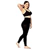 Shapermint-High-Waisted-Medium-Compression-Leggings-Shapewear-for-Women SHAPERMINT Compression Leggings for Women - Tummy Control Leggings for Women - Black Leggings Women - Womens Leggings - High Waisted Leggings - Black Leggings Tummy Control, Large