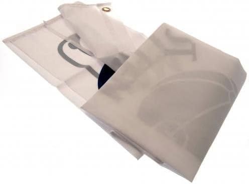 EPL Tottenham - Authentic 5ft x 3ft White Crest Flag