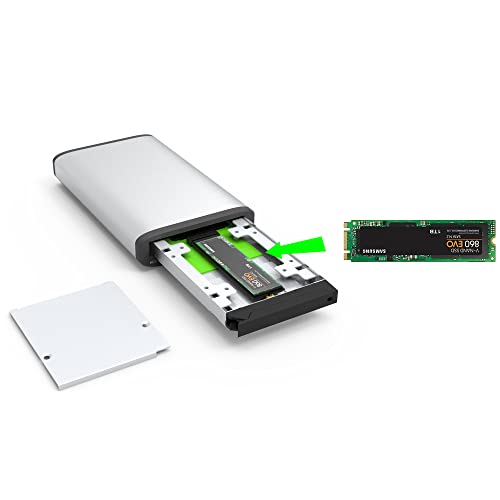 RAIDON ZT1-B31BP ZT1-B31BP 2.5インチ 外部ストレージ USB 3.2 Gen 2インターフェース対応 M.2 SATA SSD (シルバー)