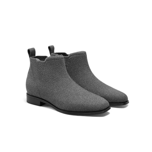 Image of VIVAIA Ryan Slip-On Chelsea Boots for Women, Square Toe Ankle Boots, Water Repellent Comfortable Low Heel Booties for Daily Outfit