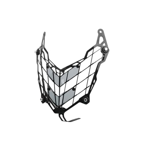 Protecteur cache phare XL750 Transalp anti-projections en alu