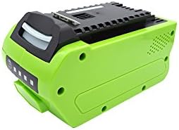 40.0V High-Performance Replacement Battery for GreenWorks G40LTK4 GD40BV G40PS20 G40TLK4 Tools 27087 with 29472 29462 24252 29282 29302/3000mAh