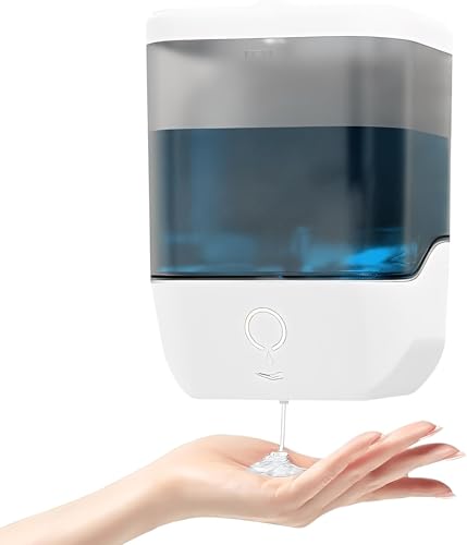 Image of Carnival Automatic Soap Dispenser for Bathroom Handwash Wall Mounted Liquid Soap Dispensers Hand 1000ml Wash Touchless Sensor Smart for Home Kitchen Basin Sink (ABS-(Automatic))
