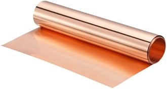 uxcell Copper Sheet Roll 3500mm x 300mm x 0.1mm, 99.9% Pure Copper Strip Copper Flashing Metal Foil Plate for Electricity DIY Projects (Multiple Sizes)