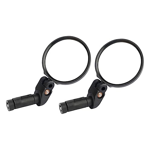 PEPLAYTAL 2 piezas Espejos Retrovisores para Bicicleta Montaña Ajustables Material Resistente Manillar Accesorios Ciclismo Seguros y Funcionales