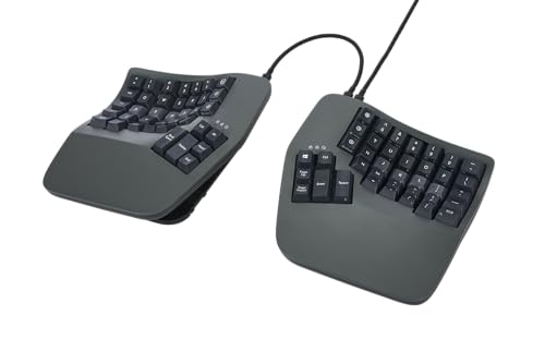 Image of Kinesis Advantage360 Split Ergonomic Keyboard - USB-C | Quiet Mechanical Switches | Fully Programmable | Contoured Shape | Adjustable Tenting | PBT Keycaps