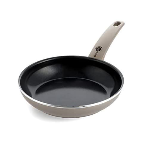 GreenPan Cambridge Healthy Ceramic Non-Stick 20 cm Frying Pan, PFAS-Free, Bronze Cover