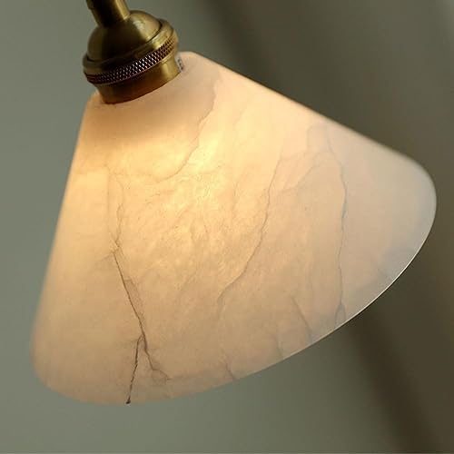 Lámpara colgante de mármol con casquillo E27 y cuerda ajustable de estilo retro americano 6