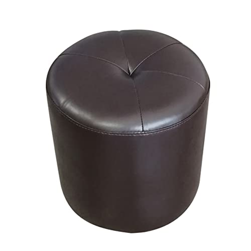 Siège de repos en bois massif et cuir PU pour salon moderne