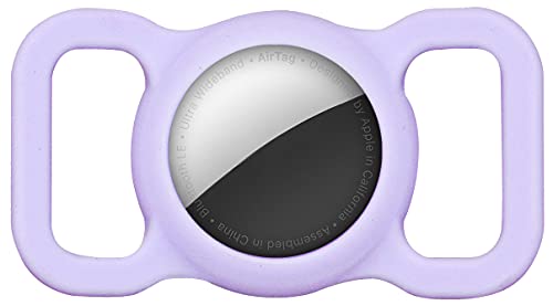 Sichy Pet Silicone Protective Case Compatible with Apple Airtag GPS Finder Dog Cat Collar Loop, Pet Loop Holder for Air_tag, for Apple Locator Tracker Anti-Lost Device