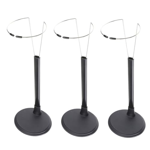 WHAMVOX Doll Display Stands 3pcs Adjustable Doll Stands Pvc Material Easy to Use