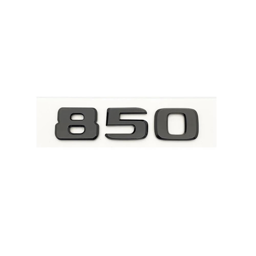 YTQMoreBNZ YYDStes Glossy Black Letters B25 30E 900 850 800 700 ABS Emblem Compatible With Mercedes Benz Brabus E W212 W213