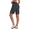 baleaf 9″ Women’s Bermuda Shorts Knee Length High Waisted Long Shorts with Pockets Golf Walking Athletic Running Casual