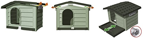 Niche Bama Bungalow Medium Vert petite et moyenne taille extérieur imperméable - 6