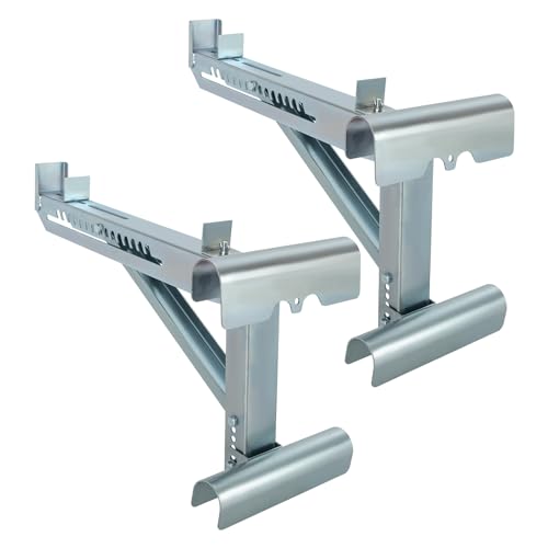 2 Packs Ladder Jacks Adjustable Extension Scaffold Ladder Jack Aluminum High-Strength Ladder Jack for Working 20 inch Stage