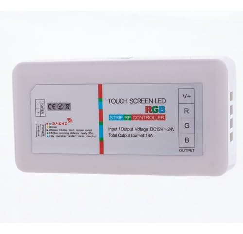 Modulo Controlador Rgb Piscina Controle Touch + Fonte 5 Amp