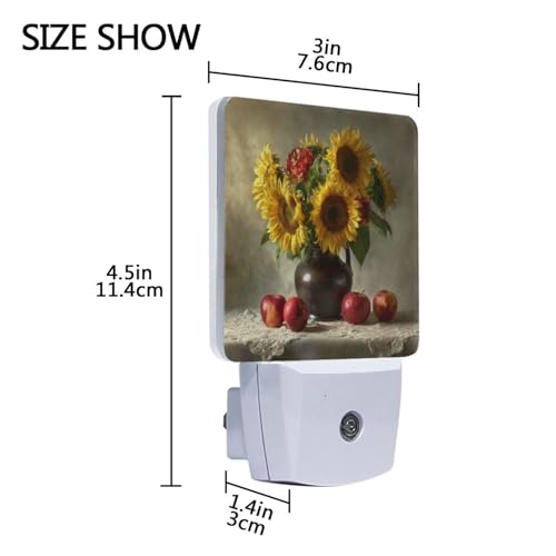 Lámpara nocturna LED de pared con sensor crepuscular miniatura 4