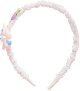 رباط رأس بتصميم لعبة صغيرة للبنات من دافان، لون أبيض