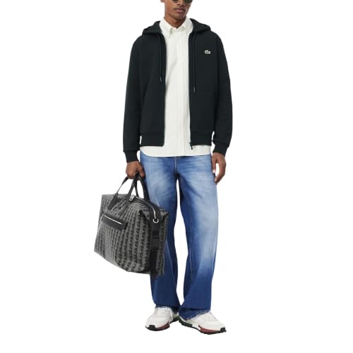 Image of Lacoste Men's Classic Fit Zipped Fleece Sweatshirt