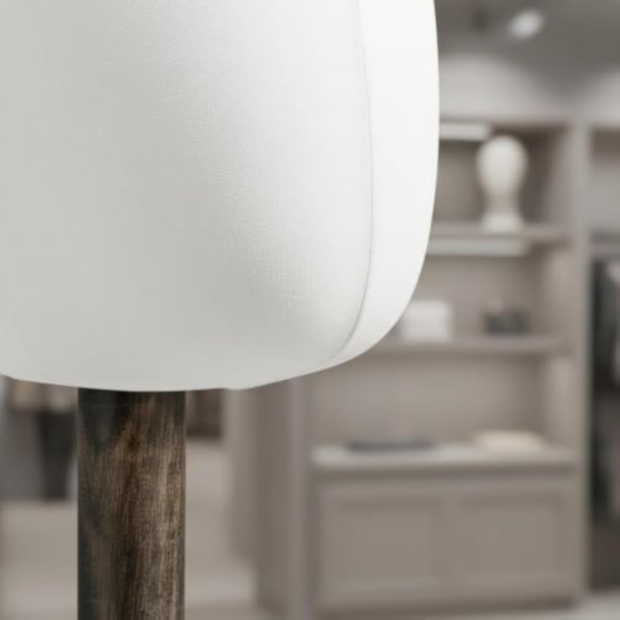 Linen Covered Textile Mannequin Head Stand for Display