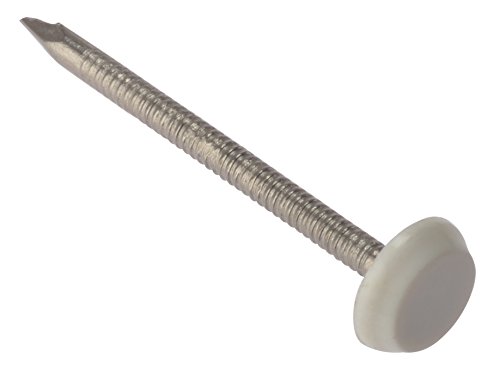 Forgefix PN50W chiodi, a fascia collata per rivestimenti, colore: bianco