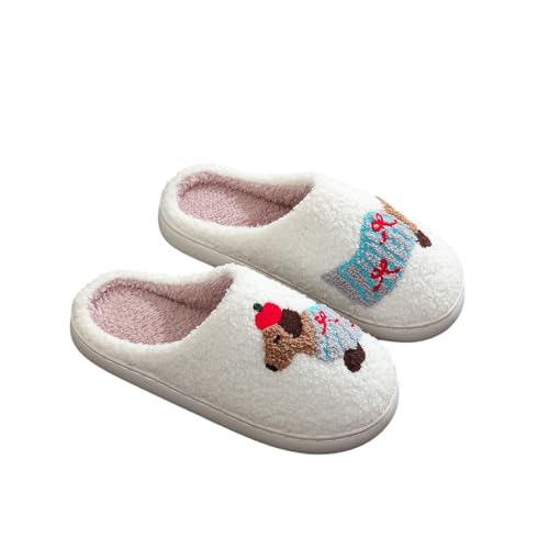 dackel hausschuhe damen Hausschuhe Warm Damen Herren Lustig Filzhausschuhe Fell Unisex Für Gefütterte Winter Winterhausschuhe Home Slippers Women Männer Hellblau 40