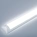 Tubi LED 120cm, 40W 4000LM Plafoniere LED a Soffitto Garage, 6500K Bianco Freddo Tubo LED, IP44 Impermeabile Lampada Per Cucina Officina Ufficio Garage Magazzino