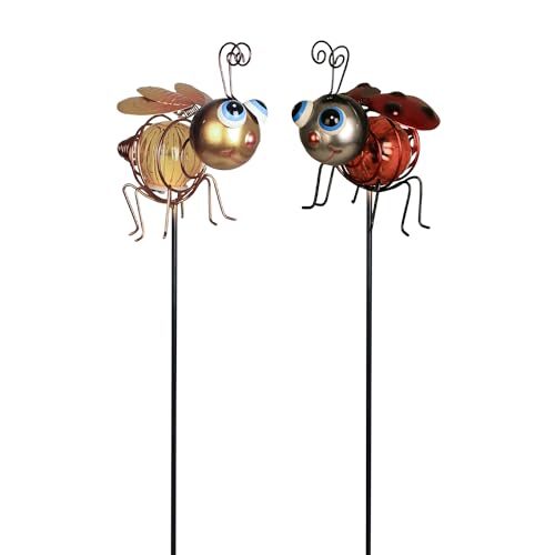 Luxform Solar - 1x Biene und 1x Marienkäfer - 2 Stück