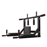 【Multiple Grip Positions】You can place this pull up bar in a wide,parallel or narrow position.Suitable for exercise from various angles.Non-slip handles make you feel more comfortable during exercise.