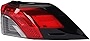 Dasbecan Right Passenger Side Outer Tail Light with Wire Harness Compatible with Toyota RAV4 2019 2020 2021 Replace 81550-0R090 TO2805148 Rear Brake Lamp (No bulb inside)