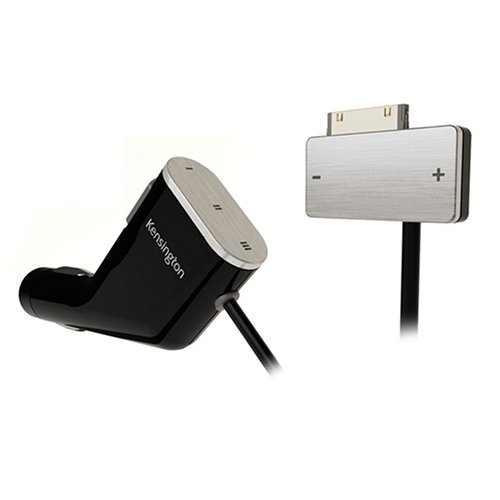 Kensington RDS FM Transmitter/Auto Charger for iPod (Black)