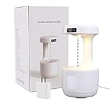 Precize - Warm Mist Humidifier for Bedroom, Desktop Humidifier Office With Anti-Gravity Humidifier, 800ML Water Tank Portable Humidifier Diffuser (white)