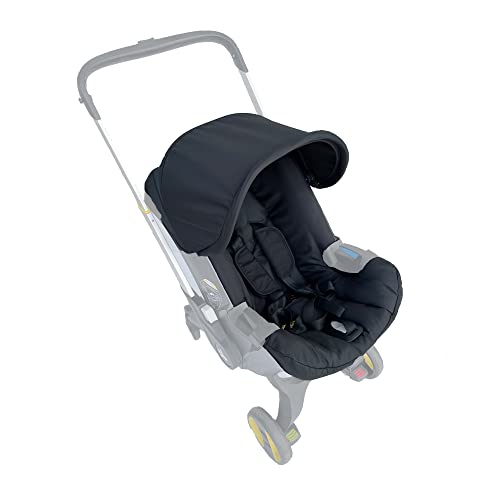 Seat Cushion Changing Kits Clothes, Sun Shade, Stroller Canopy Compatible with Doona Car Seat & Stroller (Black)