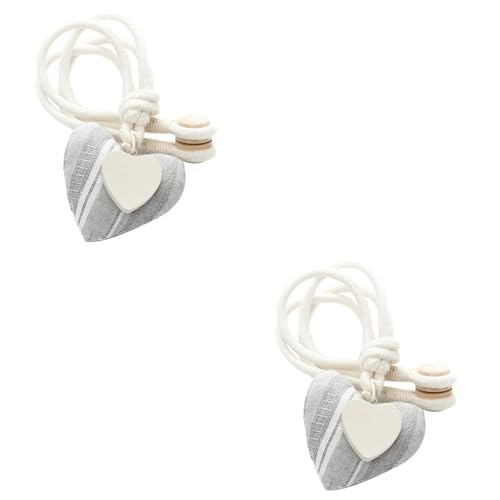 Cabilock Attache Rideau Coeur Embrasse pour Rideaux Coeur 2 Pièces Fenêtre Rideau Boucle Rideau Boucle Magnétique Rural Cutain Embrasse Rideau Sangle Rideau...