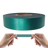 Green Plant Tape,150 FT Stretch PVC Twist Straps - 1/2 Inch Green Gardening Tape for Plants - for Outdoor Flowers Stem Vegetables Bushes Branches Tying Machine