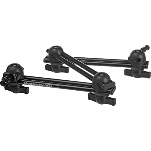 Brazo articulado Manfrotto de aluminio de 3 secciones para soporte multiángulo de cámaras