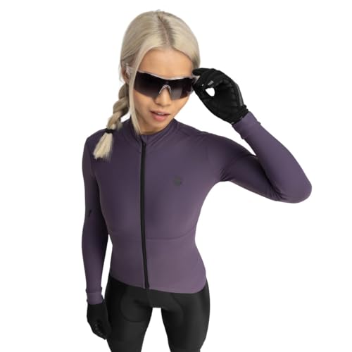 SIROKO Maillot térmico Ciclismo Manga Larga M7 Trueba Morado S