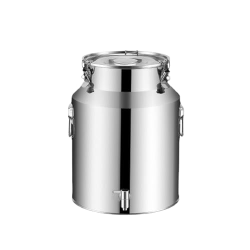 Bidon de transport de lait sans fuite avec grand baril étanche en inox 58L
